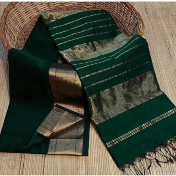 Semi Silk Maheshwari Saree – Elegance with Tradition