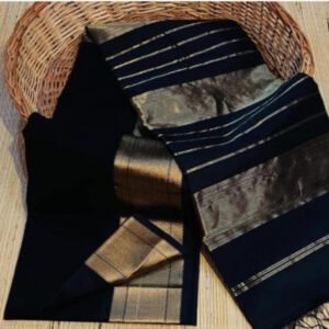 Semi Silk Maheshwari Saree – Elegance with Tradition - Image 2