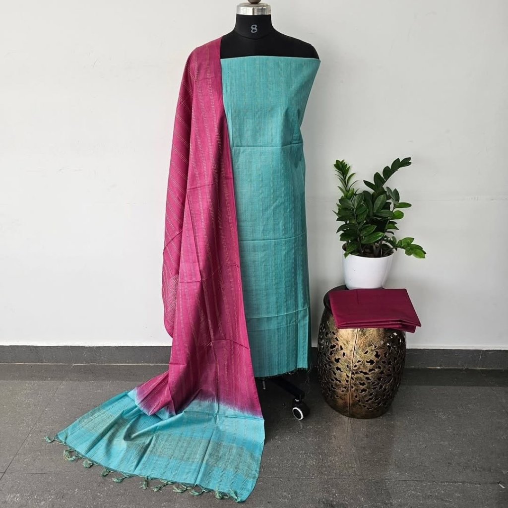 Attractive Collection – Elegant Handloom Suit Set - Image 6