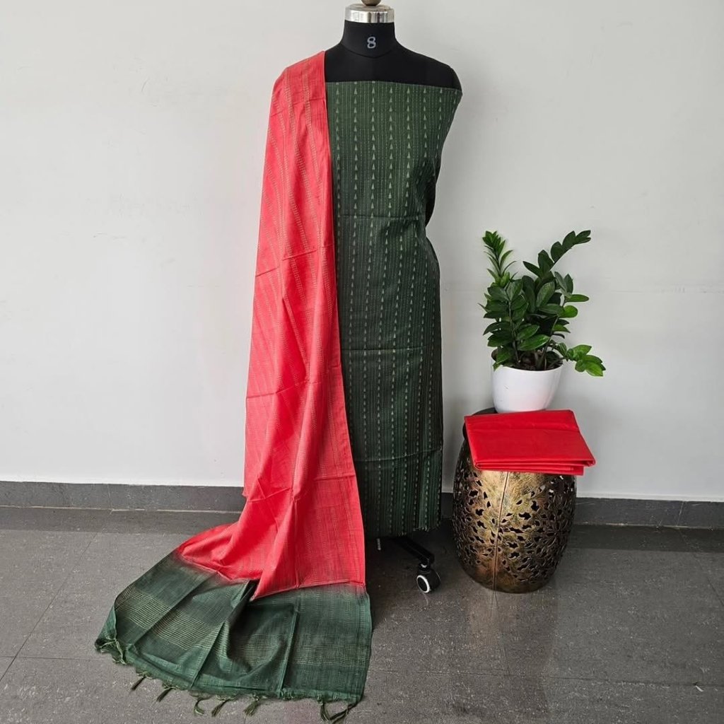 Attractive Collection – Elegant Handloom Suit Set - Image 3