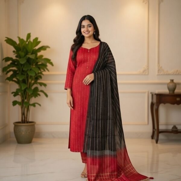 Attractive Collection – Elegant Handloom Suit Set