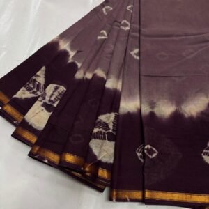Premium bhagalpuri Kota steple saree 1 inch zari bordar - Image 9