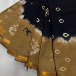 Premium bhagalpuri Kota steple saree 1 inch zari bordar - Image 8