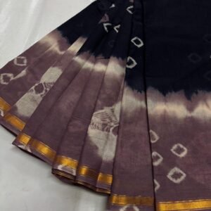 Premium bhagalpuri Kota steple saree 1 inch zari bordar - Image 6
