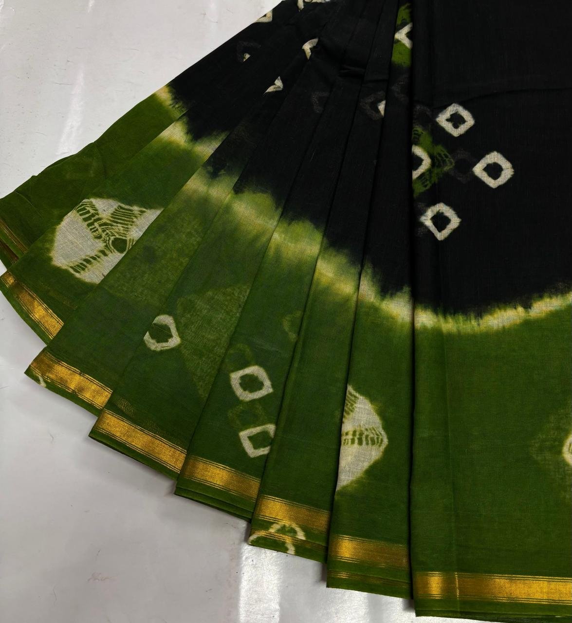 Premium bhagalpuri Kota steple saree 1 inch zari bordar - Image 5