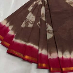Premium bhagalpuri Kota steple saree 1 inch zari bordar - Image 4