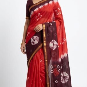 Premium bhagalpuri Kota steple saree 1 inch zari bordar - Image 1