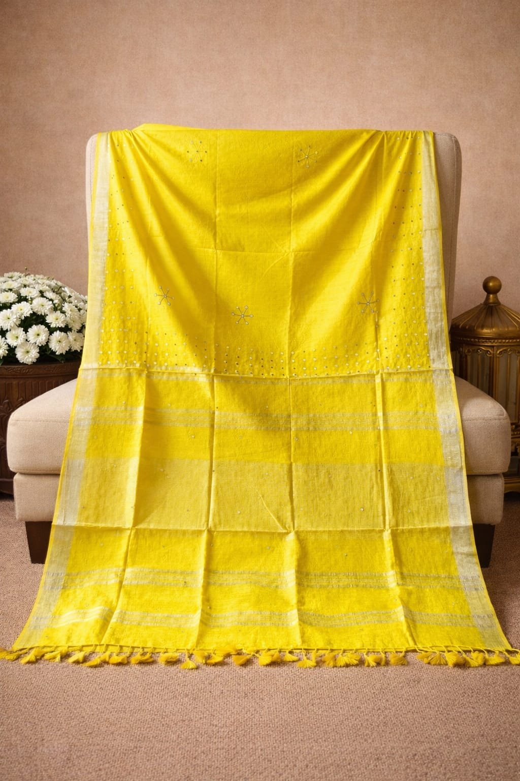 Premium Cotton Slub Saree – Soft, breathable & all-day comfort - Image 6