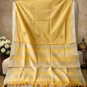 Premium Cotton Slub Saree – Soft, breathable & all-day comfort - Image 4