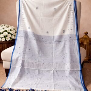 Premium Cotton Slub Saree – Soft, breathable & all-day comfort - Image 3