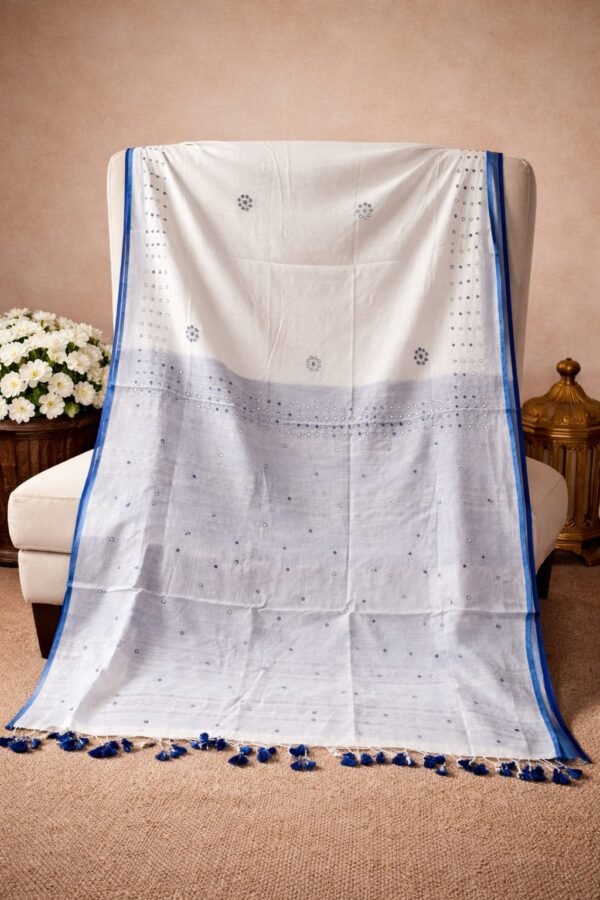 Premium Cotton Slub Saree – Soft, breathable & all-day comfort