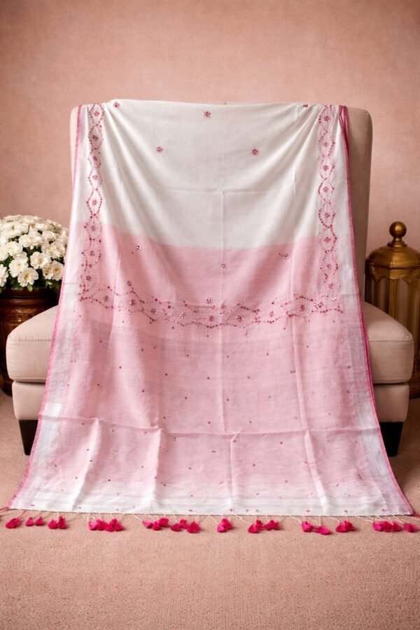 Premium Cotton Slub Saree – Soft, breathable & all-day comfort