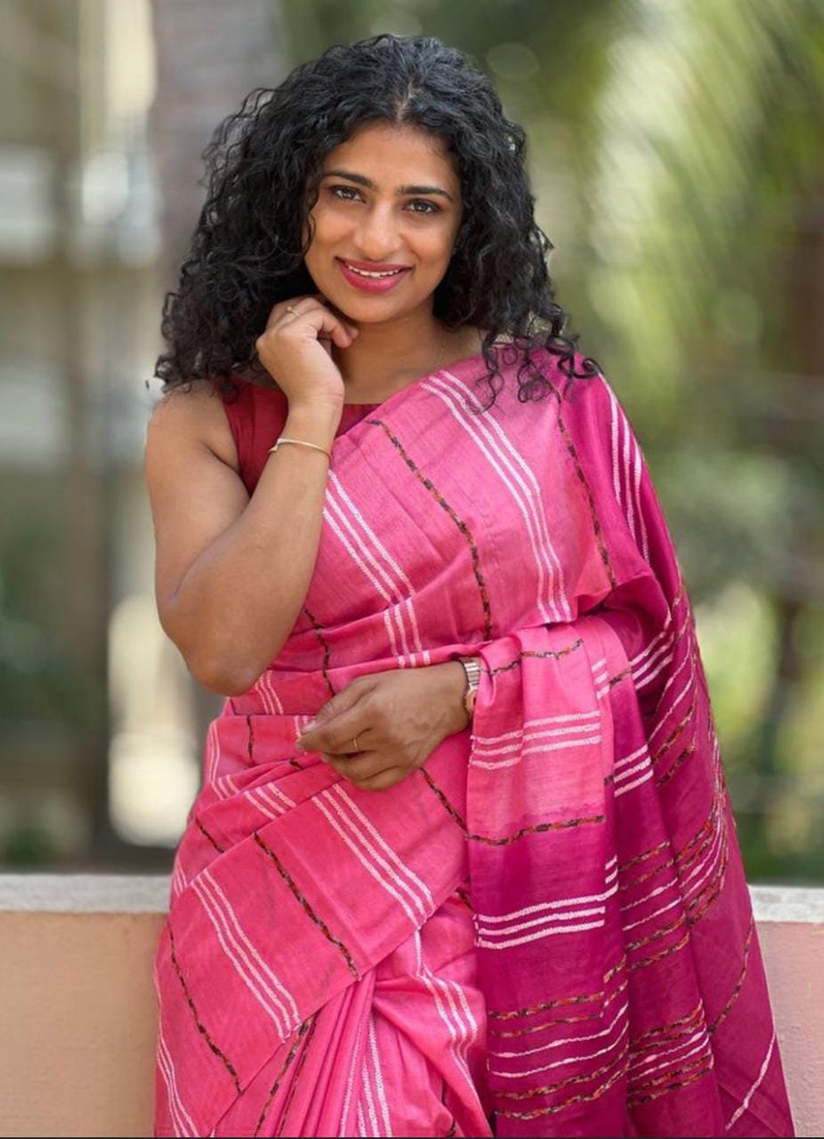Beautifully Crafted Semi silk  Saree collection - Image 6