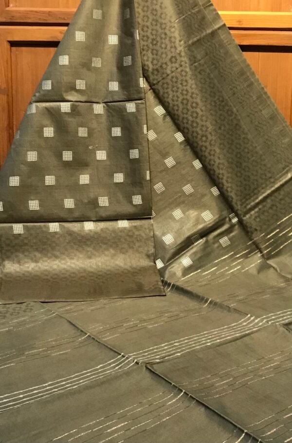 Bhagalpuri premium Katan silk saree with self weaving design