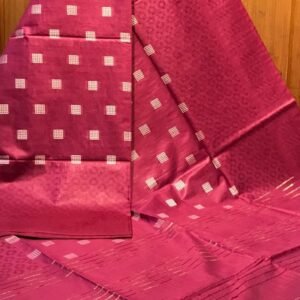 Bhagalpuri premium Katan silk saree with self weaving design - Image 7