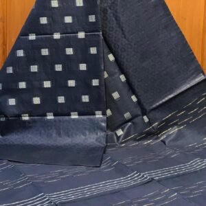 Bhagalpuri premium Katan silk saree with self weaving design - Image 4