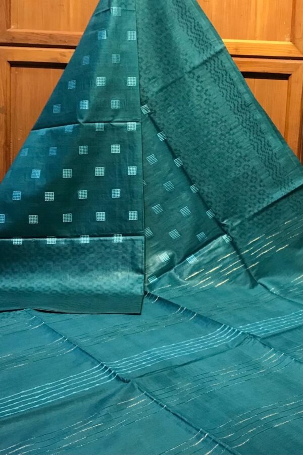 Bhagalpuri premium Katan silk saree with self weaving design