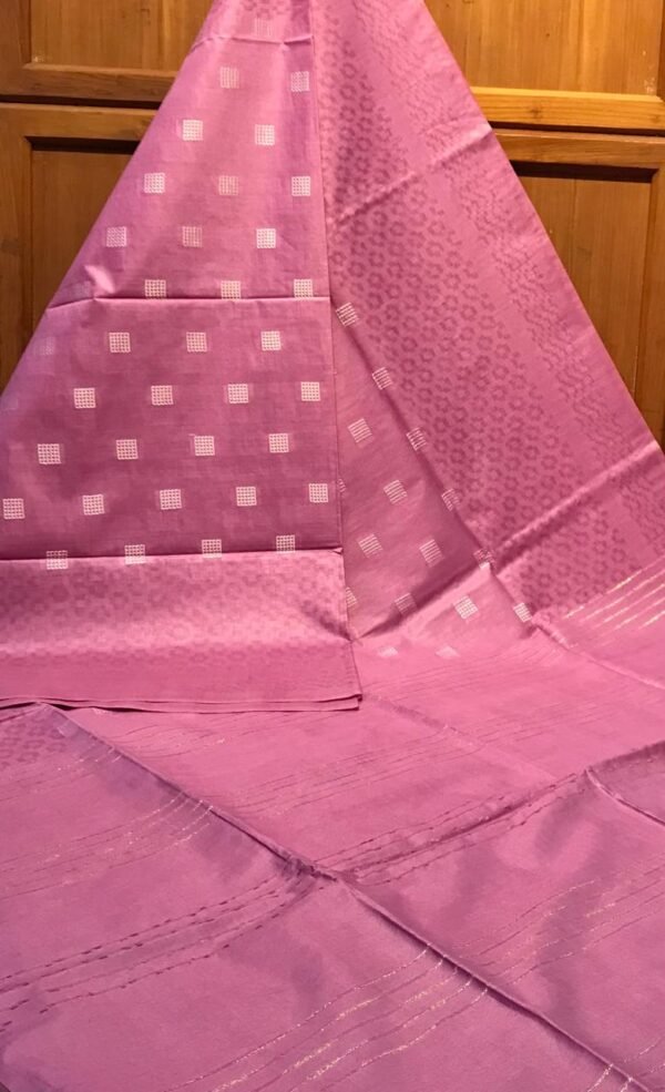 Bhagalpuri premium Katan silk saree with self weaving design