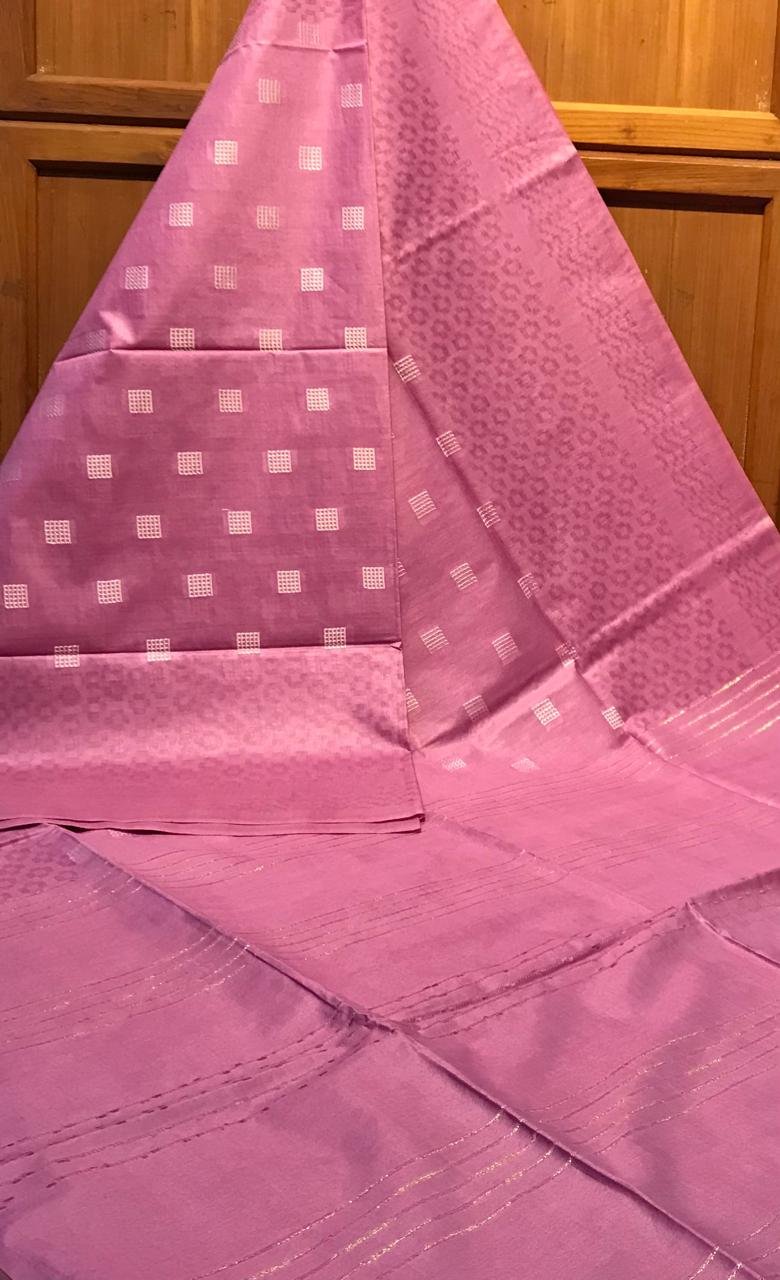 Bhagalpuri premium Katan silk saree with self weaving design - Image 2