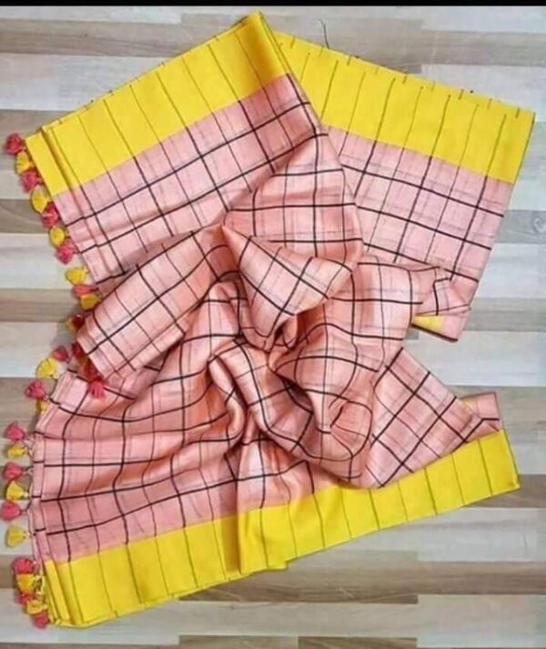 Premium bhagalpuri linen saree collection