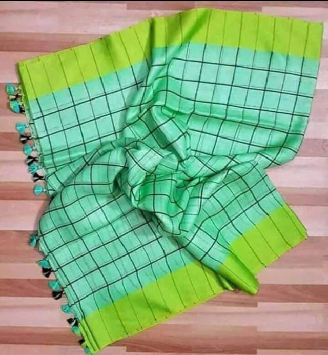 Premium bhagalpuri linen saree collection - Image 6