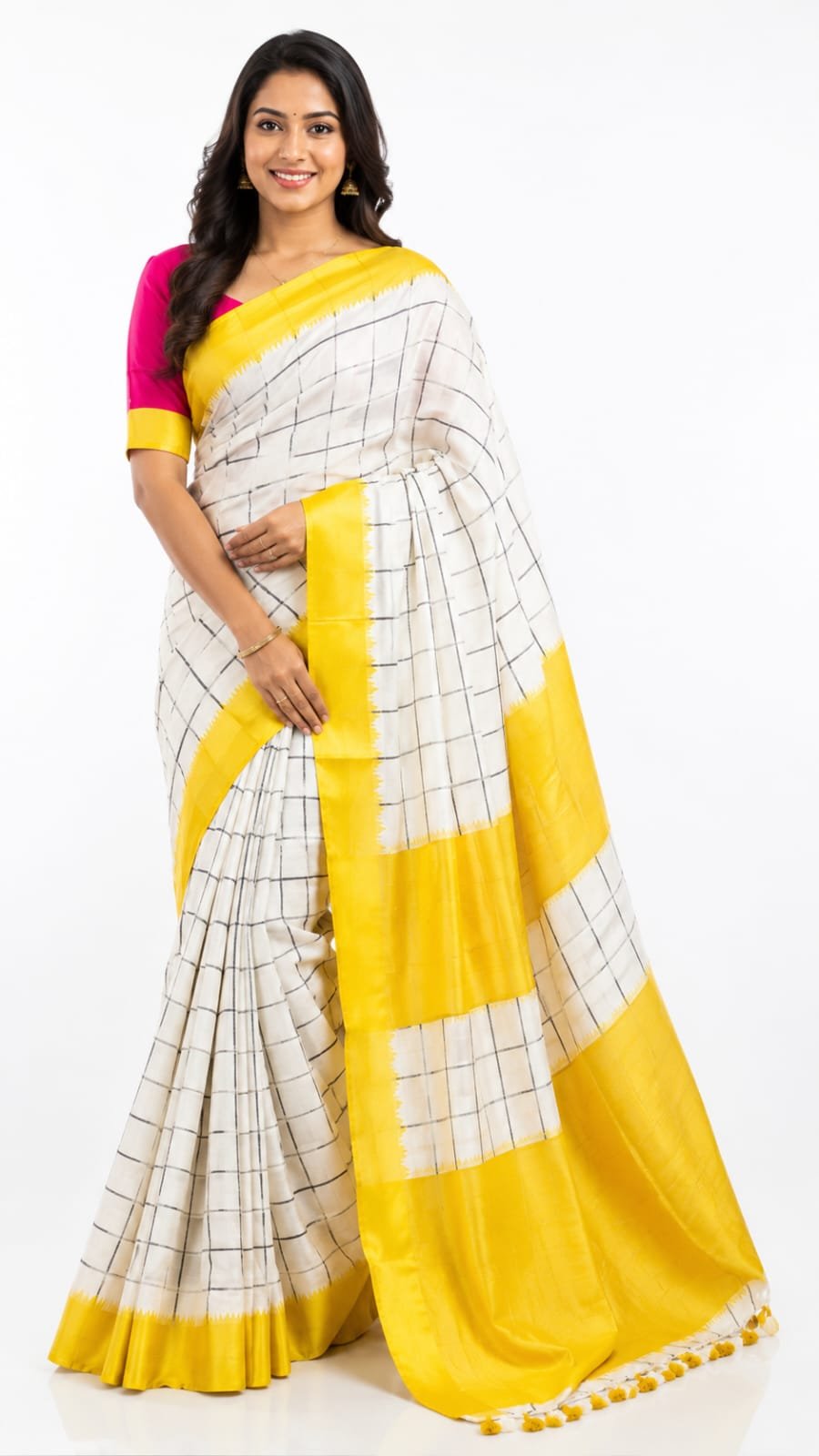 Premium bhagalpuri linen saree collection - Image 1